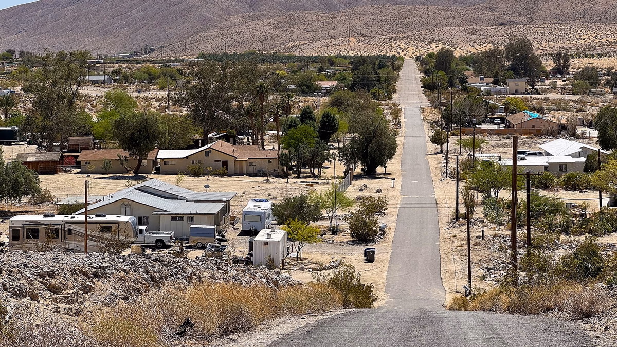 View of Indio Hills, California