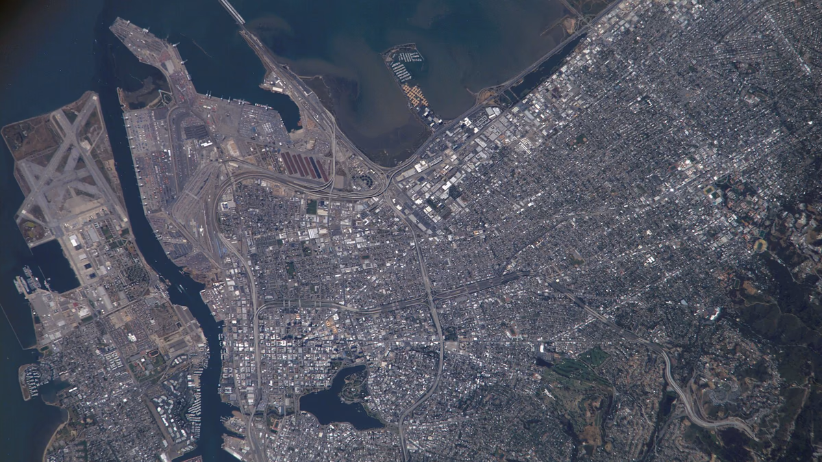 View of California taken during ISS Expedition 15.